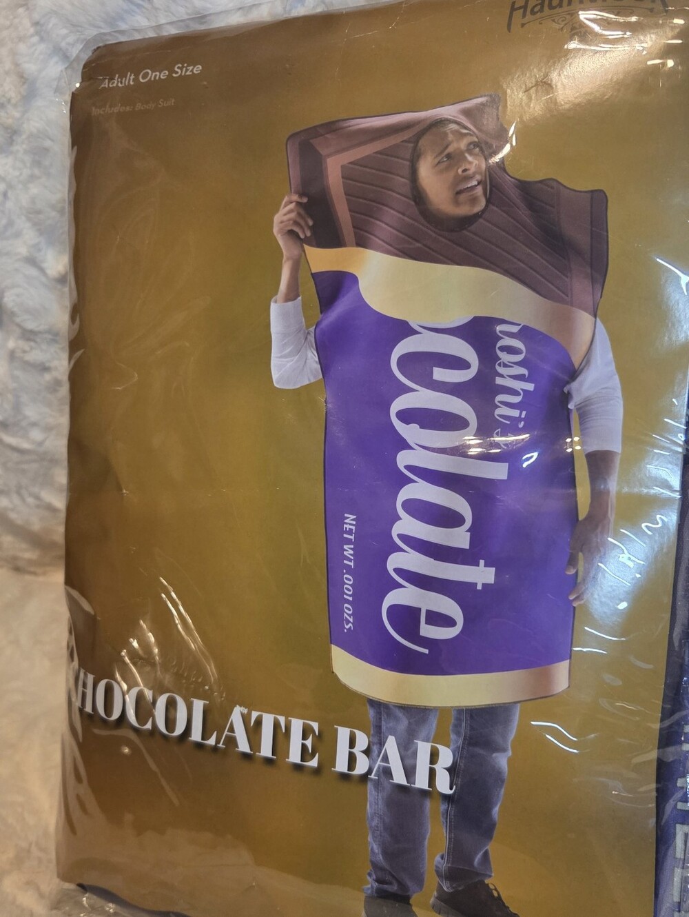 Chocolate Candy Bar Adult Halloween Costume - Picture 2 of 4